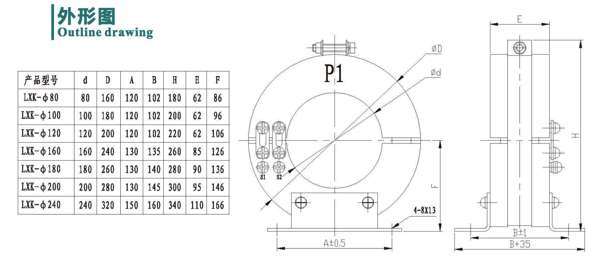 LXK-φ120 outline drawing.png