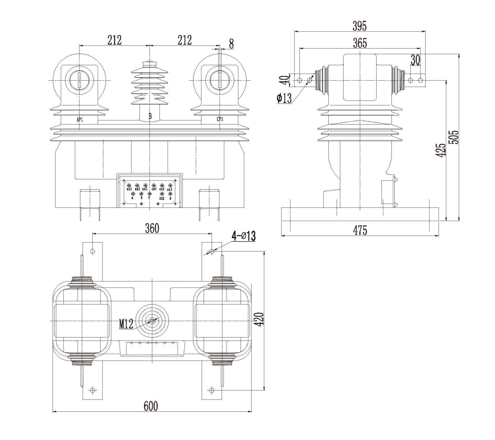 JLSZV-10 outline drawing.png